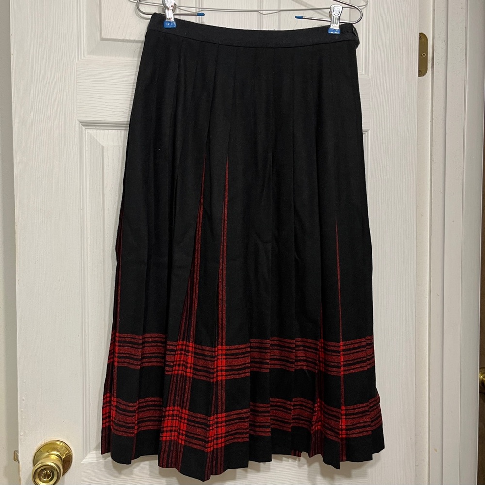 Pendleton Vintage Tartan Wool Skirt, size 10